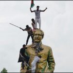 You may vandalise his statue, but Bangabandhu remains immortal